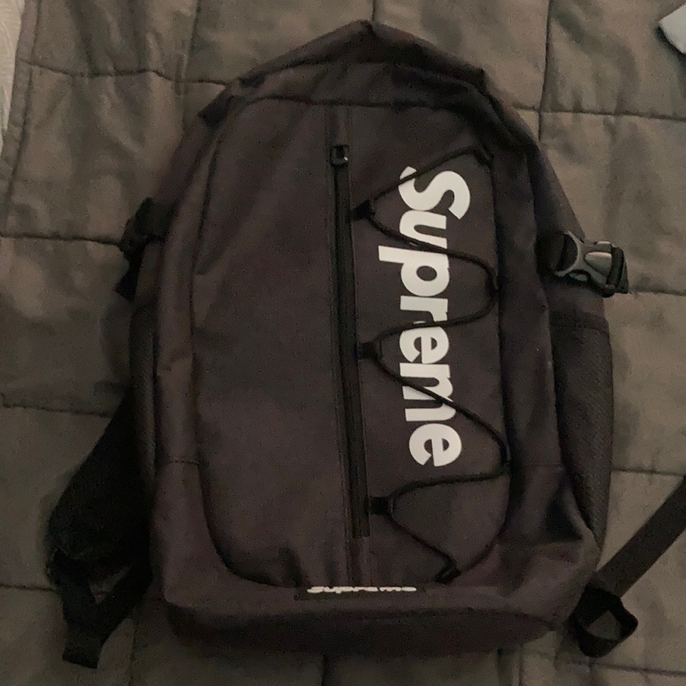 Grey Supreme Backpack
